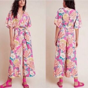 FARM Rio | Pants & Jumpsuits | Farm Rio
Pink Floral Jumpsuit ...
